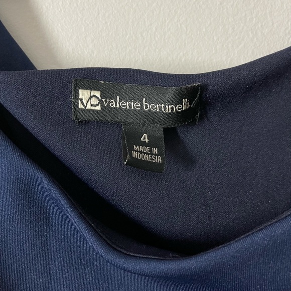 Pink and navy blue midi dress - Picture 2 of 2